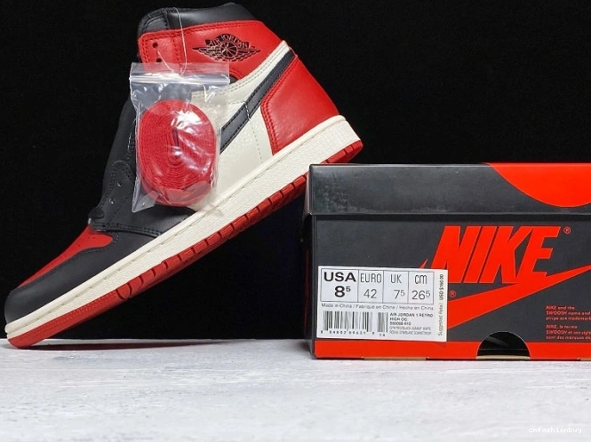 OG 1 Retro High Air Toe Jordan Bred 555088-610 0731